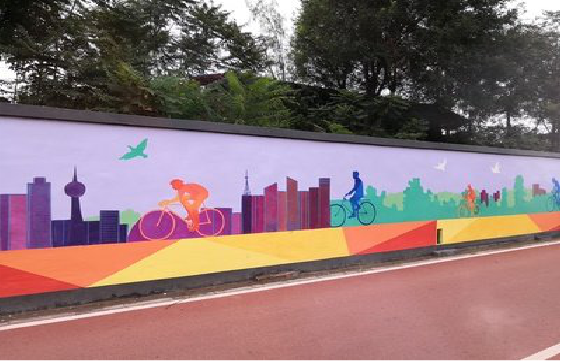  固始墙体彩绘-围墙