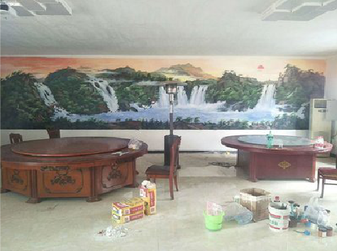  固始墙绘-写实风景