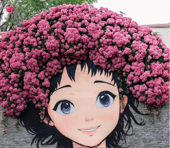  固始墙体彩绘-网红墙打卡