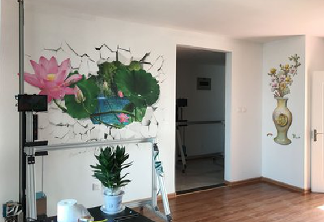  固始墙体彩绘相比墙纸的优势。