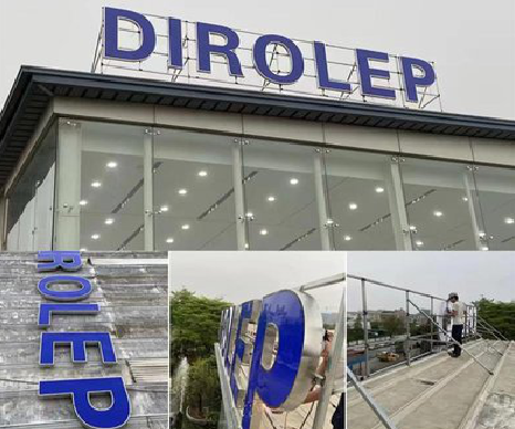  固始楼顶发光字安装的注意事项。